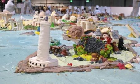 Un tort a fost sculptat și construit în așa fel încât a obținut recordul mondial