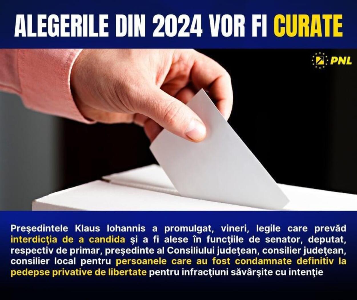 Cel mai important criteriu de integritate #farăpenali devine aplicabil începând cu alegerile viitoare