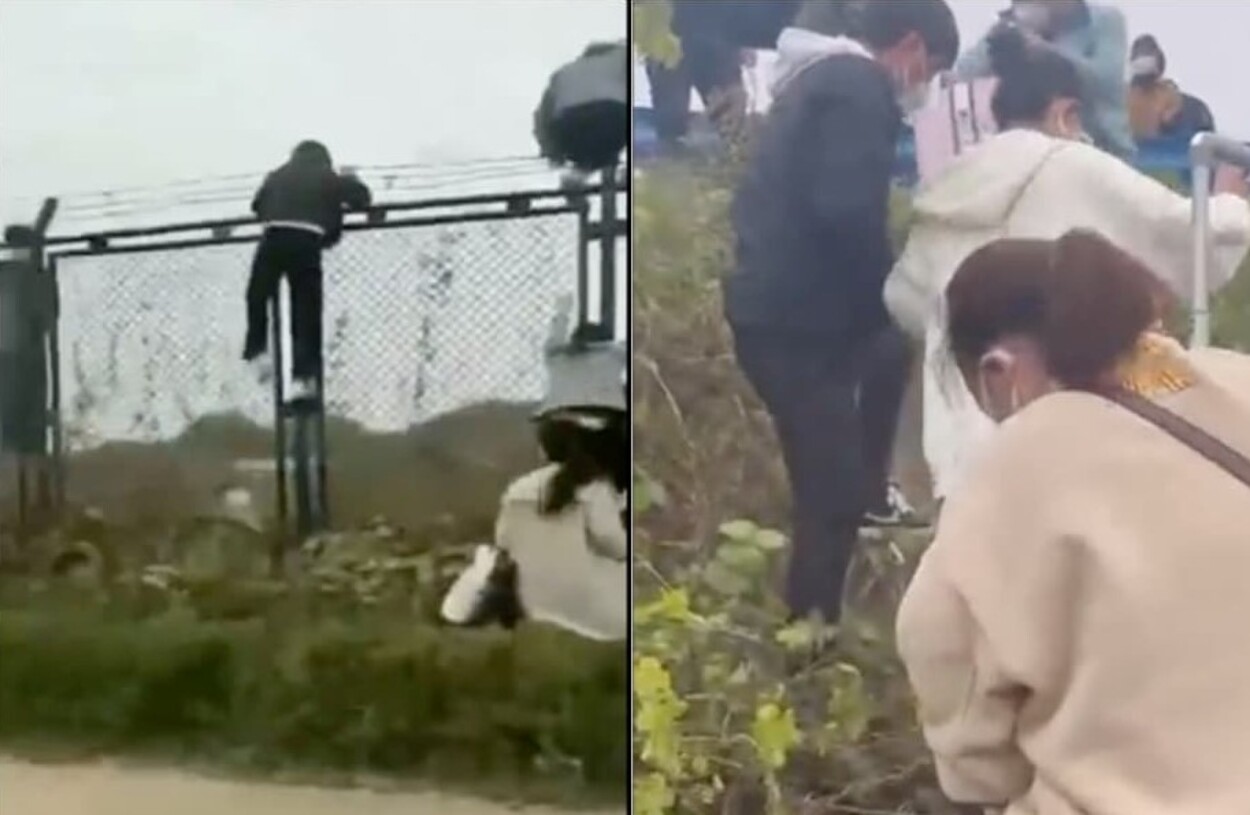 Imagini halucinante. Fug chinezii văzând cu ochii, după ce fabrica filialei Apple este închisă pe principiul zero covid. VIDEO