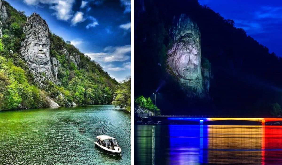 „Regele Decebal” este cea mai mare sculptură în piatră din Europa. Iată cum s-a construit chipul lui Decebal, la Cazanele Dunării