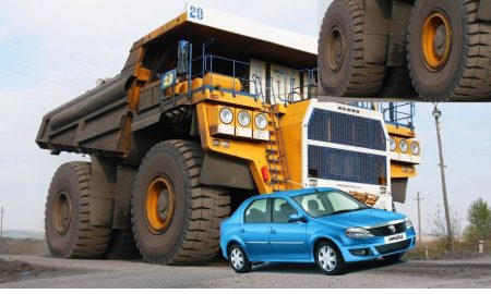 Construit în România,cel mai mare camion electric din lume,cu două pedale de frână și două rezervoare,a fost vândut în Australia