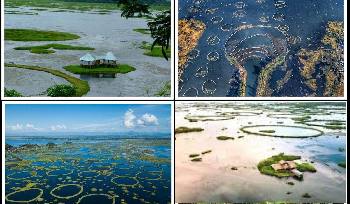 India are singurul lac cu insule plutitoare din lume. Imaginile sunt fabuloase