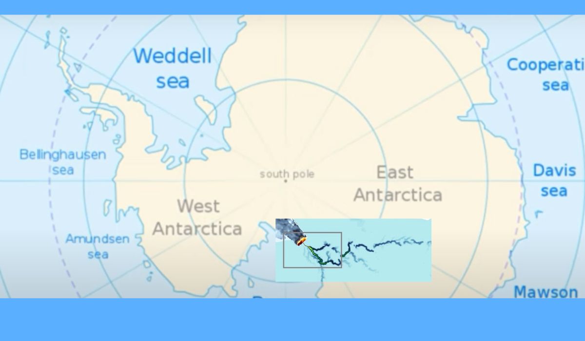 Sub Antarctica a fost descoperit un râu imens, mai mare decât râul Tamisa care străbate Londra