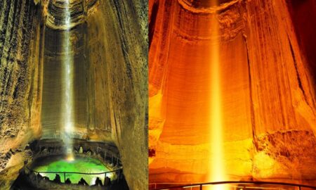 Una dintre cele mai spectaculoase cascade subterane din lume este situată într-o veche și misterioasă peșteră. Imagini fabuloase
