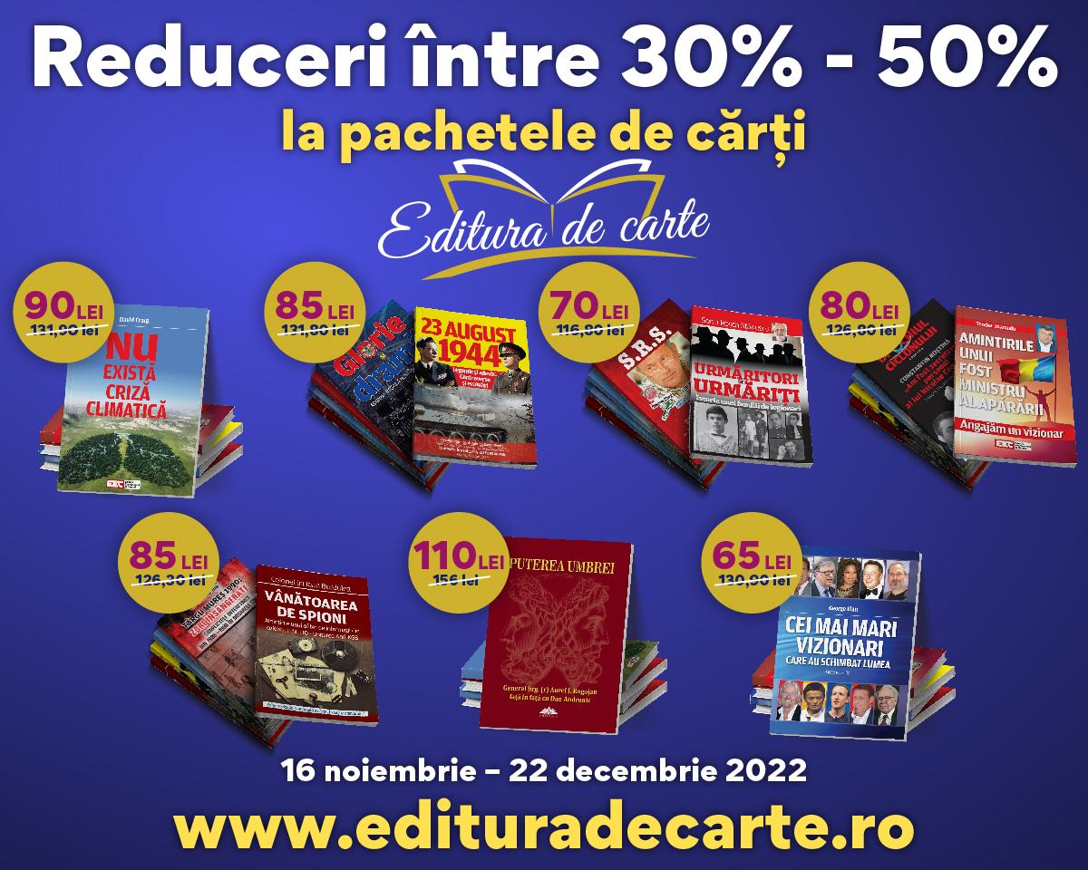 Editura Evenimentul și Capital, un nou magazine online! Comandă cele mai captivante titluri la prețuri promoționale