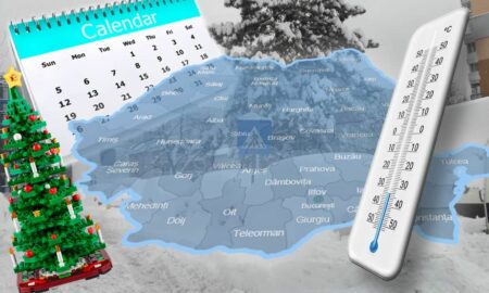Unde ninge, unde plouă, unde-i cald de Crăciun și de Revelion. Vremea în toate regiunile României