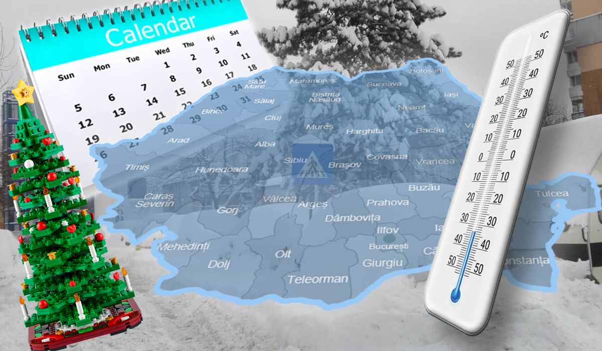 Unde ninge, unde plouă, unde-i cald de Crăciun și de Revelion. Vremea în toate regiunile României
