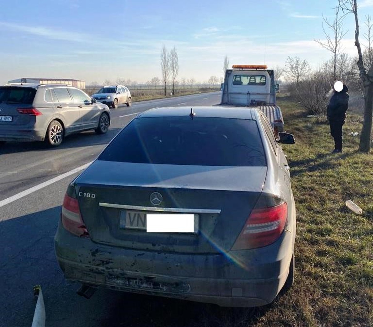 FOTO. Anul şi accidentul. Deputatul Ion Ștefan, zis şi Grindă implicat în accidentul de pe E85