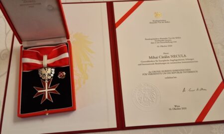 Șeful Direcției Generale de Afaceri Europene şi Schengen din MAI decorat de preşedintele Austriei şi înaintat în grad de Iohannis