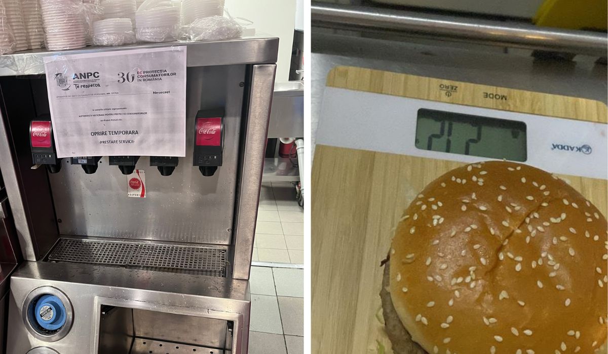 Iată cum ne fură la cântar unele dintre cele mai cunoscute fast-food-uri. Inspectorii ANPC din București le-a prins cu „ocaua”