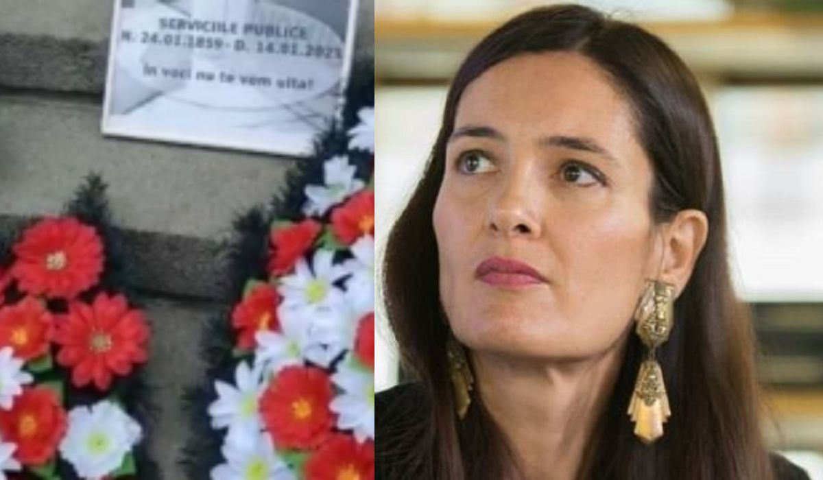 Astăzi, pe scările Primăriei Sectorului 1, reprezentanții societății civile au organizat un parastas, cu coroane și fanfară