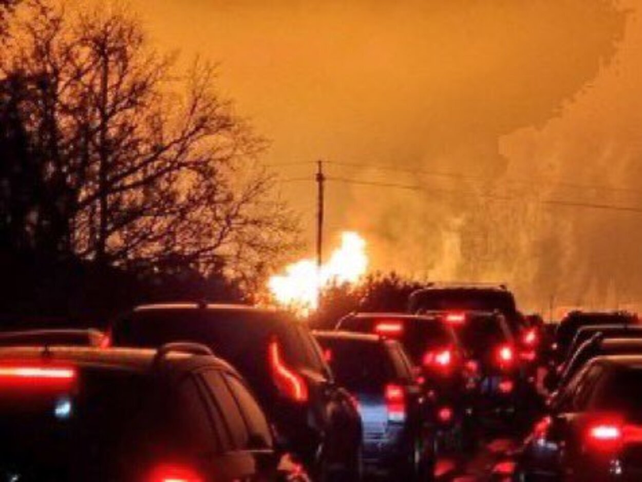 Explozie la gazoductul Lituania-Letonia, la granița cu Rusia. Imaginile sunt terifiante