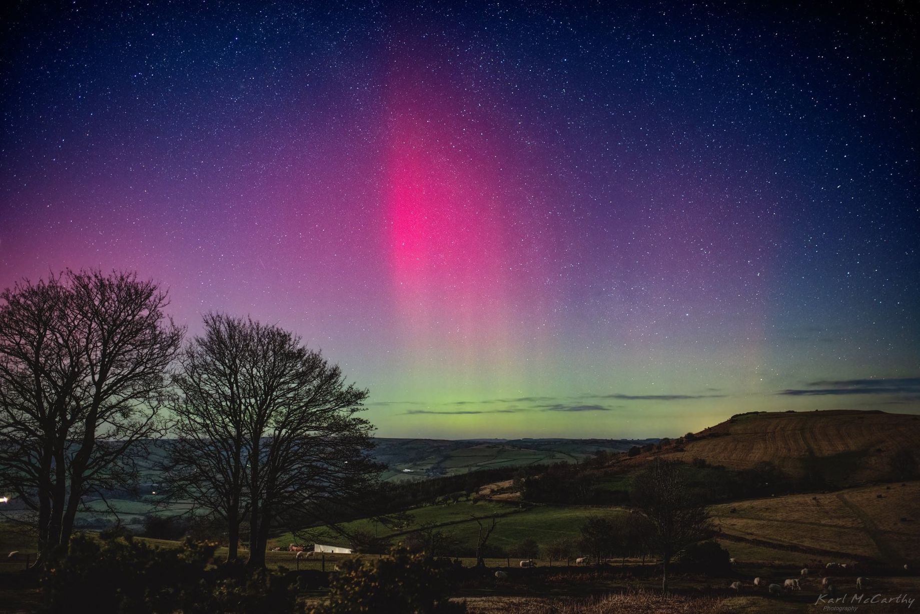 aurora boreala, luminile nordului (sursă foto: walesonline.com)