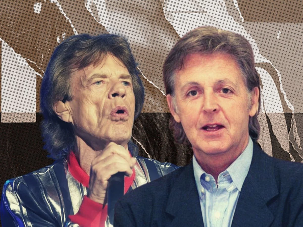 mick jagger și paul mccartney (sursă foto: faroutmagazine.com)