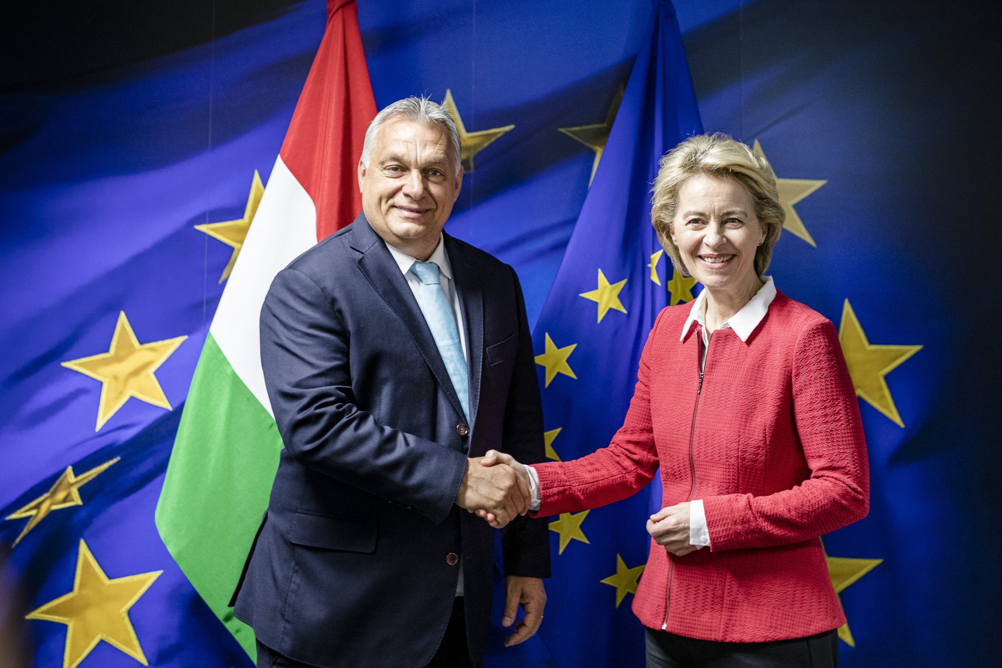 Viktor Orban și Ursula von der Leyen, sursă foto Hungary Today