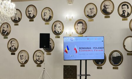 Forumul Economic România Polonia ce a avut loc în ziua de 28 martie (sursă foto: Infofinanciar / Adrian Lambru)