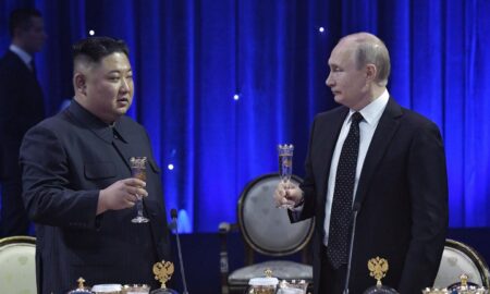 Kim Jong Un, Vladimir Putin, sursa foto axios.com