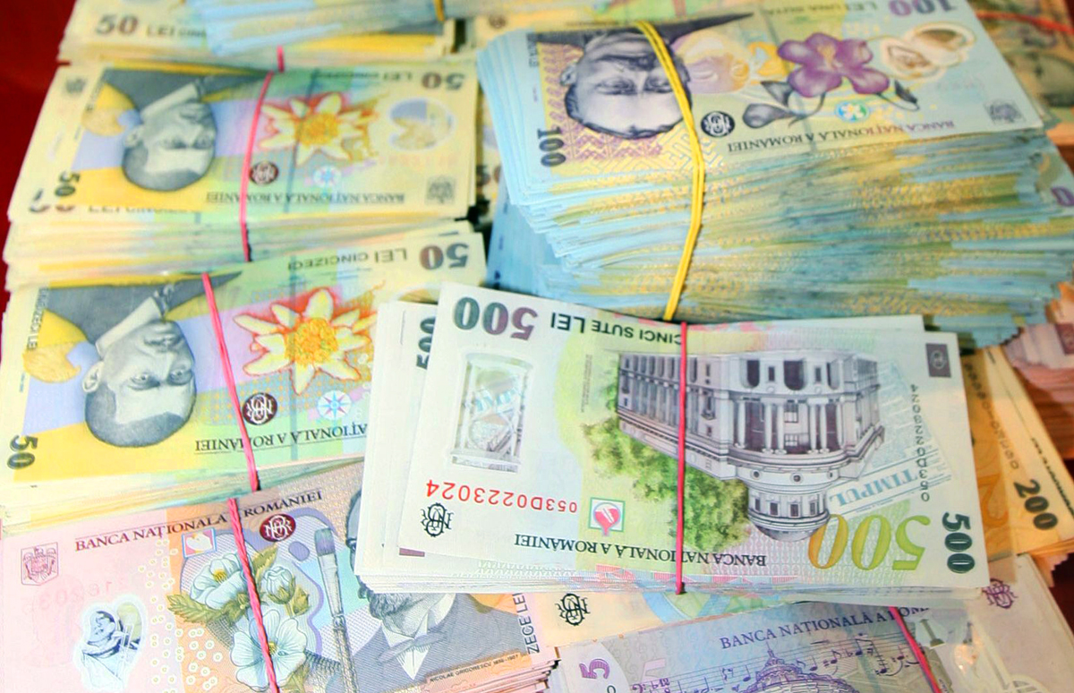 Teancuri de bani românești, lei românești