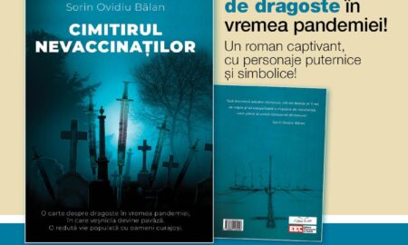 „Cimitirul nevaccinaților”, un roman inspirat din vremuri de pandemie, este disponibil acum pe piață