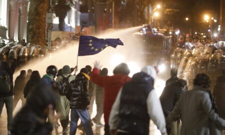 proteste in Georgia; sursă foto: digi24.ro.