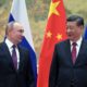 Vladimir Putin și Xi Jinping; sursă foto: npr.rog