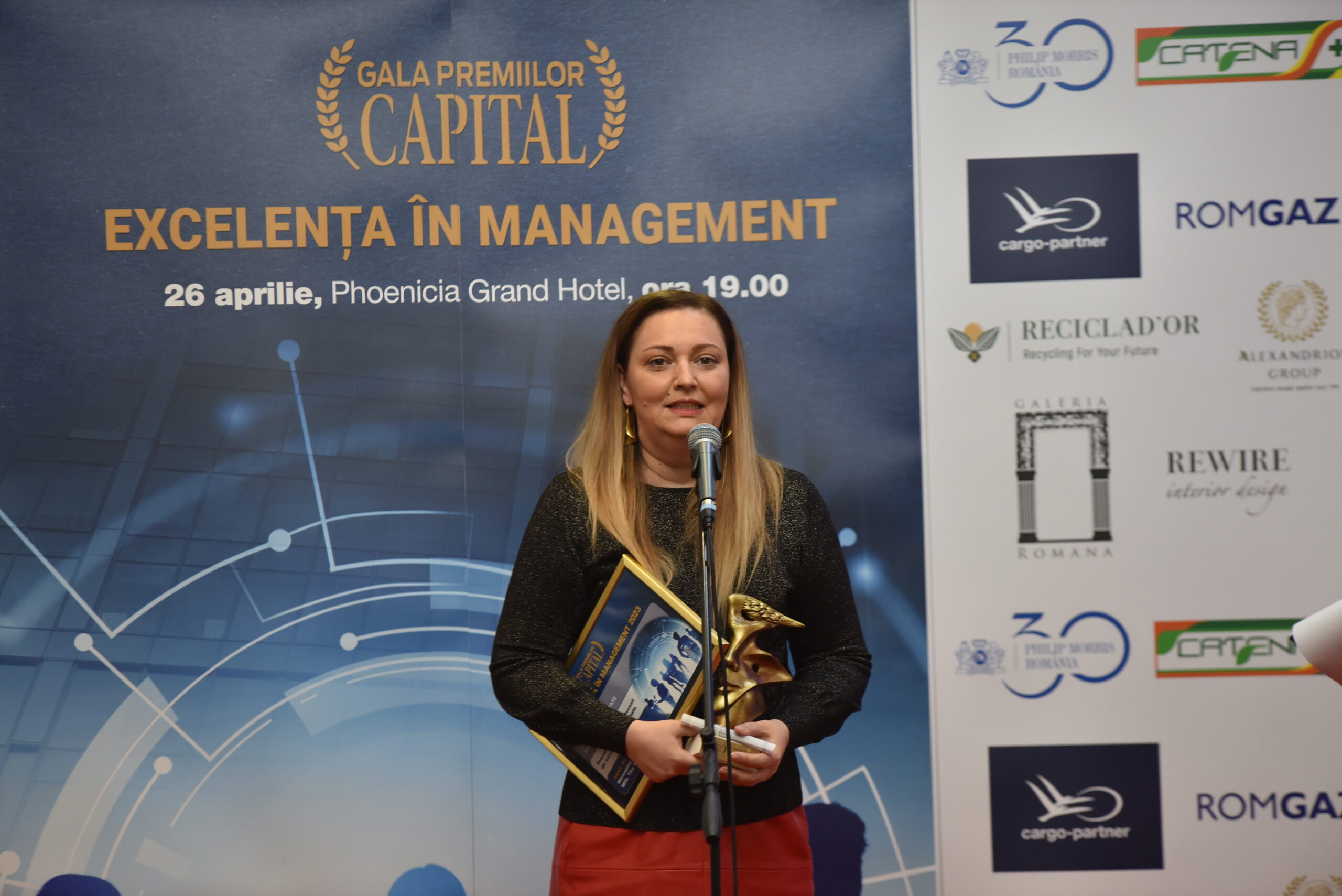 Oana Bulexa, Managing Partner MSL The Practice la Gala Capital Excelență în Management sursa foto: Christian Blancko