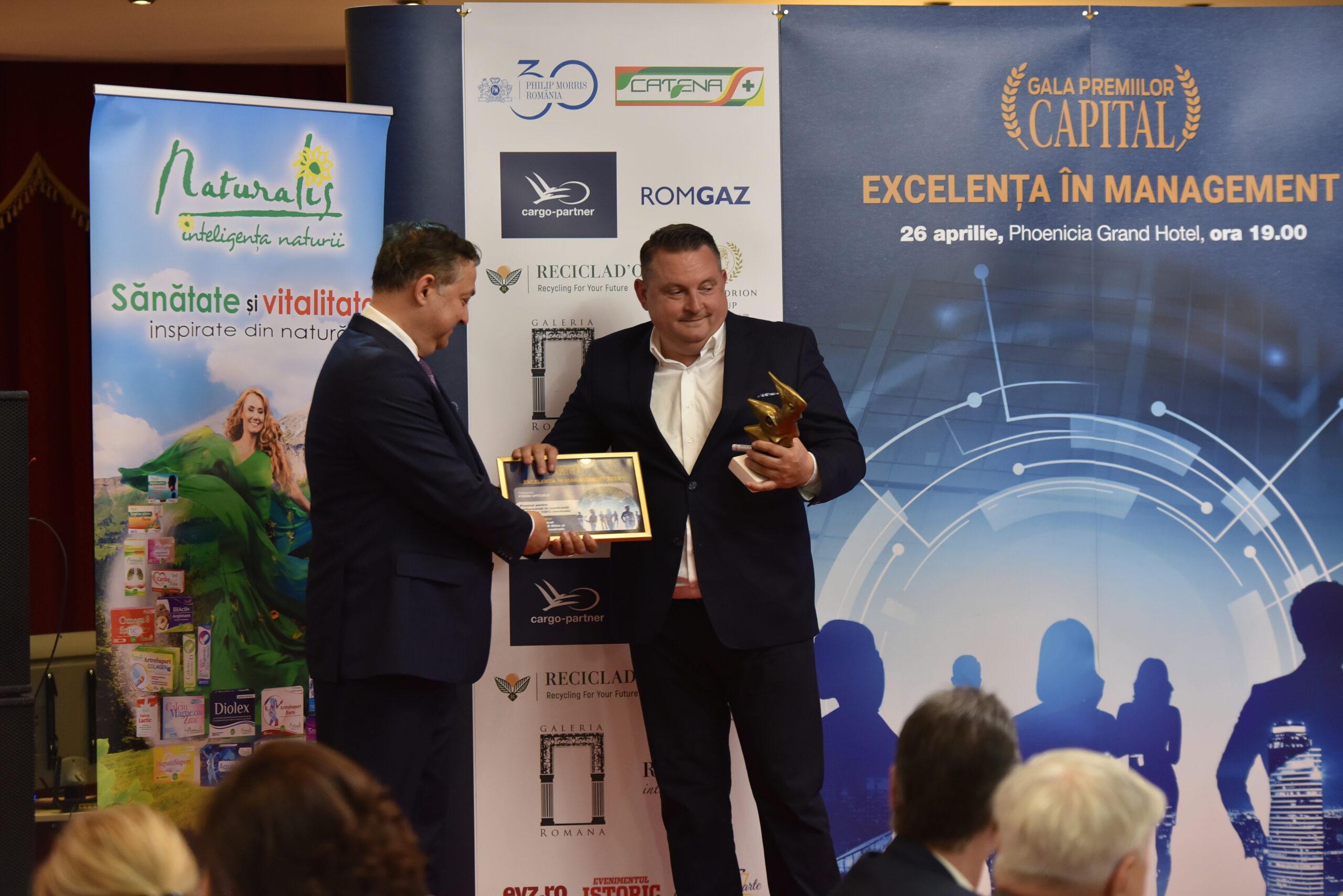 Omul de afaceri Adrian Homan la Gala Capital Excelență în Management, 26 aprilie 2023 Sursa foto Cristian Velea