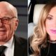 Rupert Murdoch și logodnica lui; sursă foto: cnn.com