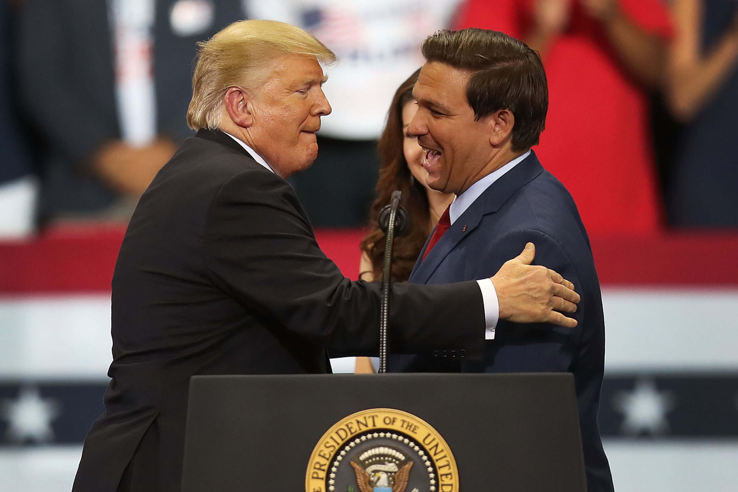 Rond DeSantis și Donald Trump; Sursă foto: npr.org