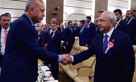 Kemal Kiliçdaroglu și Recep Erdogan