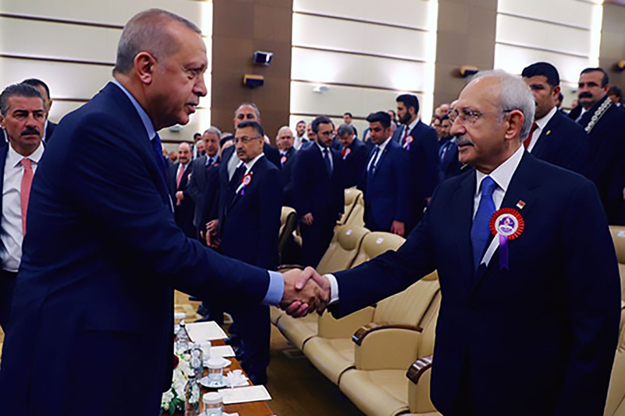 Kemal Kiliçdaroglu și Recep Erdogan