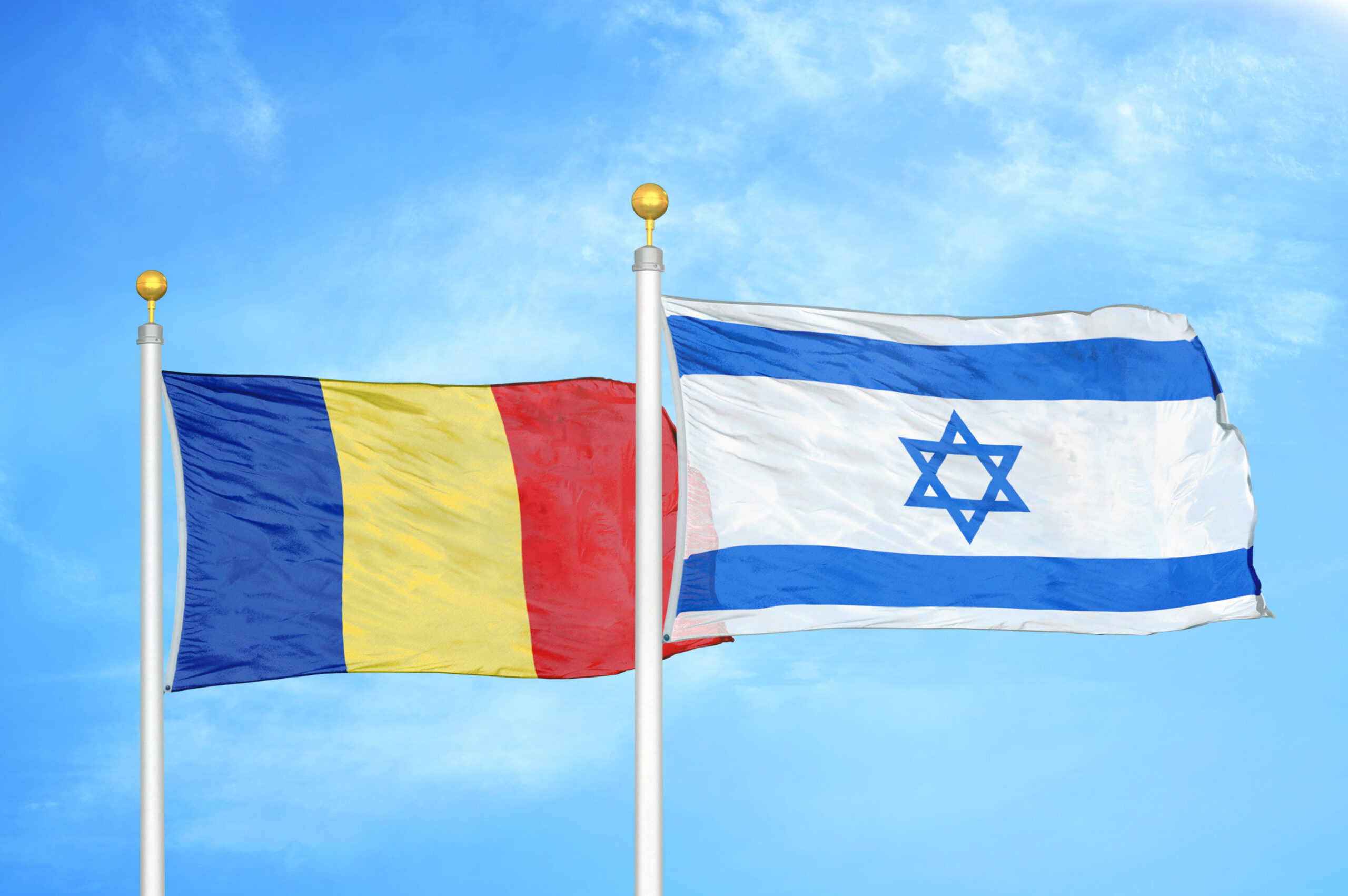 tricolorul și steagul Israeluluifoto: capital.ro