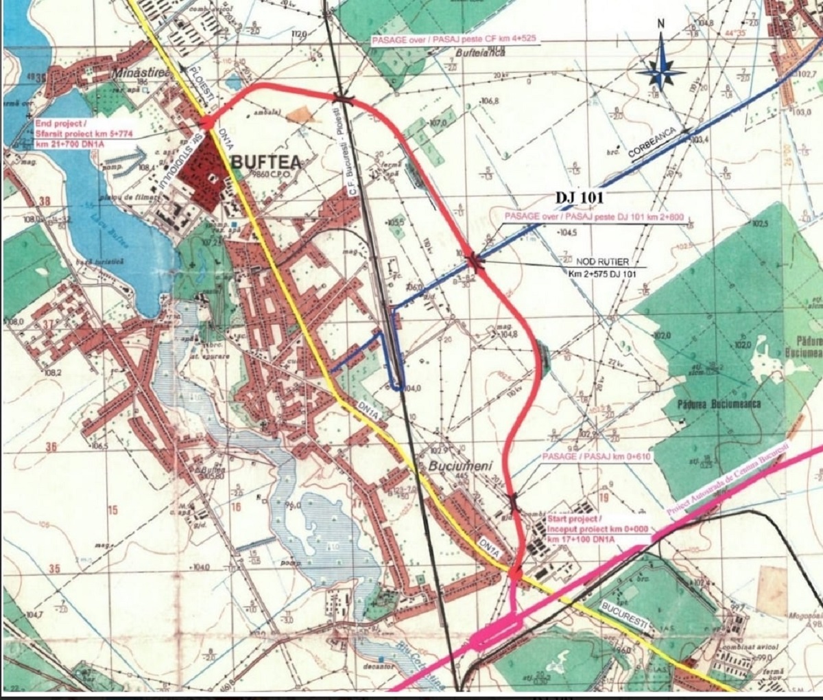 Șoseaua de centură Buftea, sursa foto Economedia