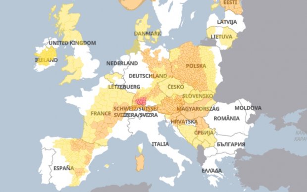 Cod de caniculă în Europa