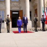 Georgia Meloni si Mateusz Morawiecki Sursa foto Agenzia Nova