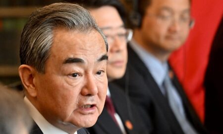 Wang Yi, ministrul de externe al Chinei (sursă foto: The Guardian)