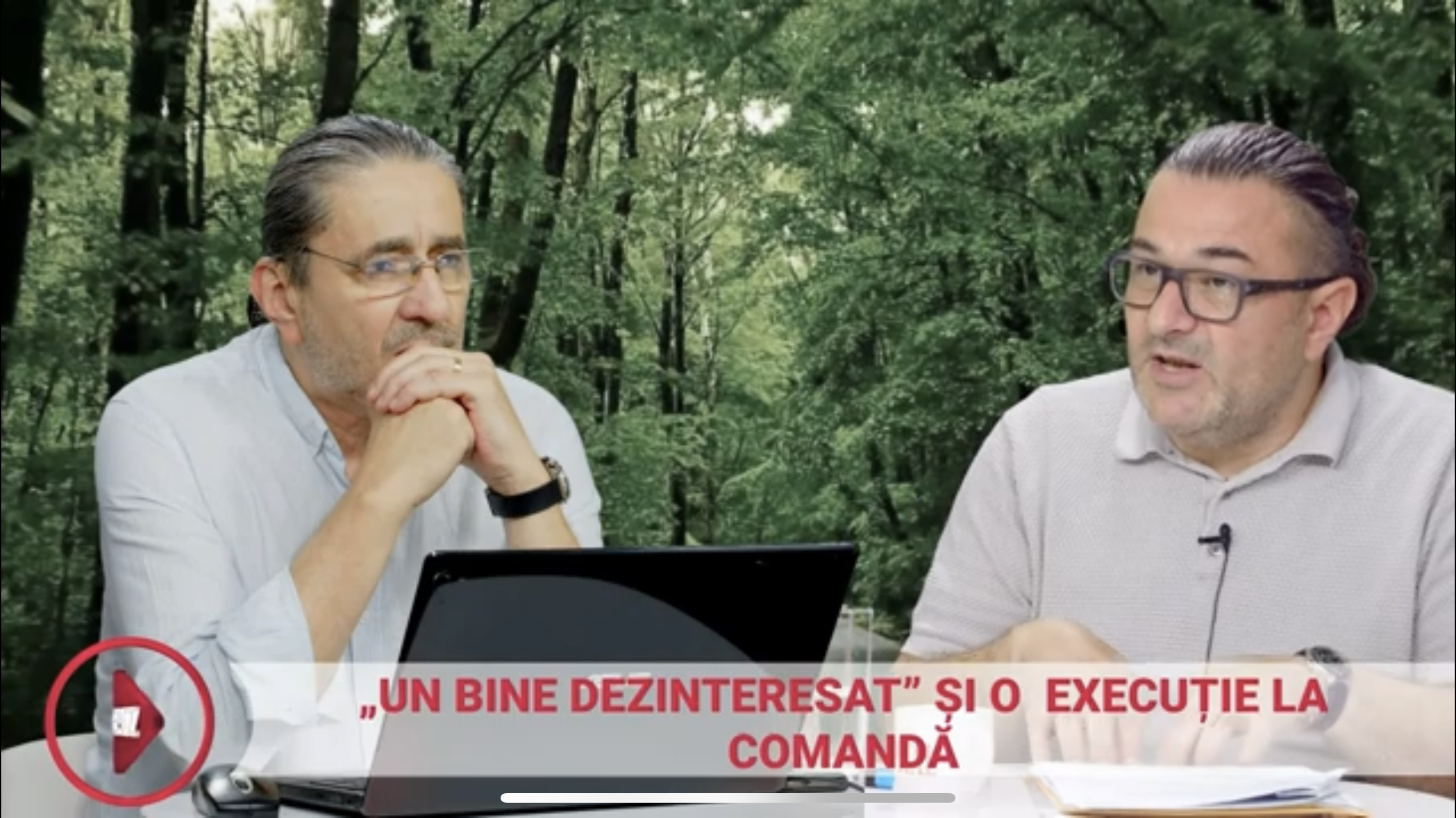 Mirel Curea și Dan Podaru, Sursa foto Captura ecran Podcast Hai România