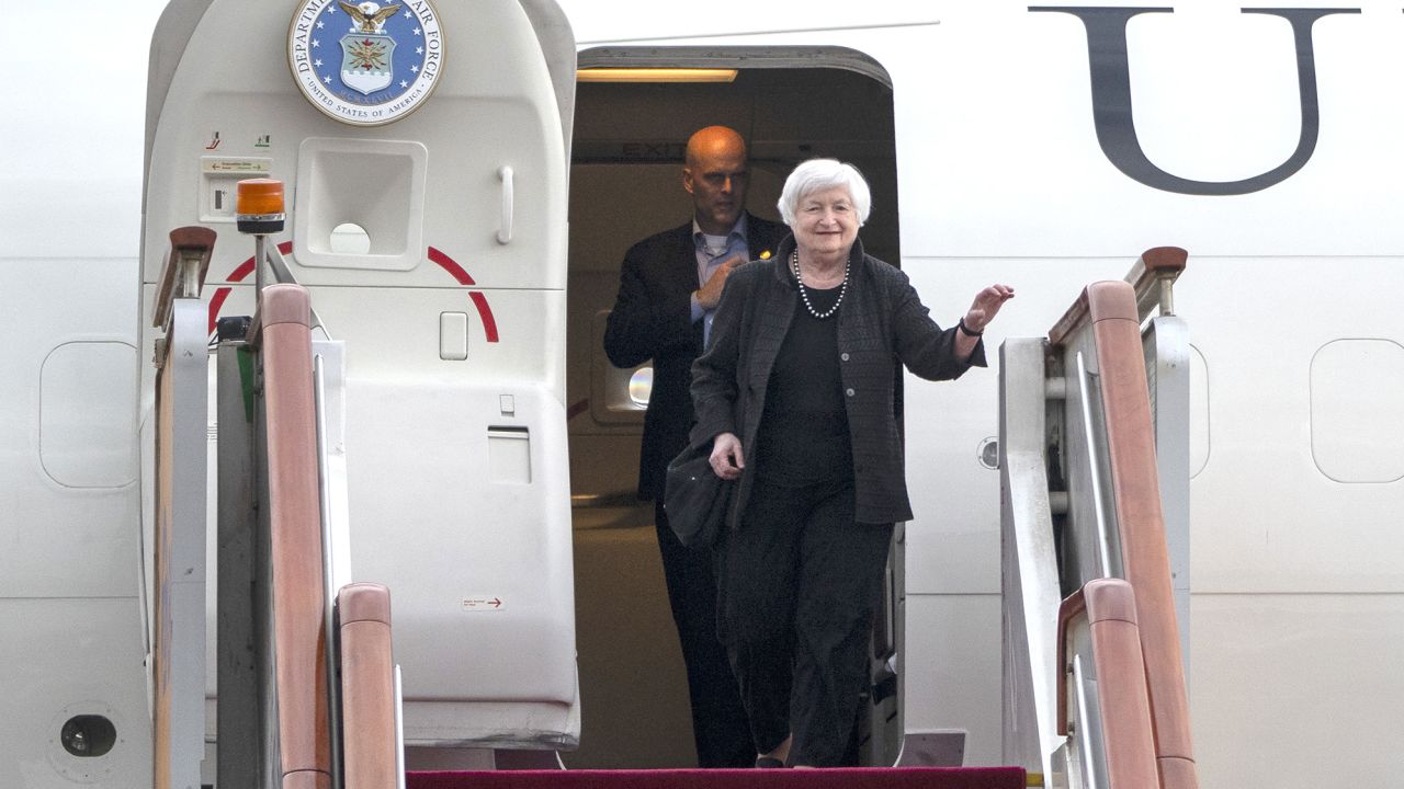 Janet Yellen in Beijing Sursa foto CNN