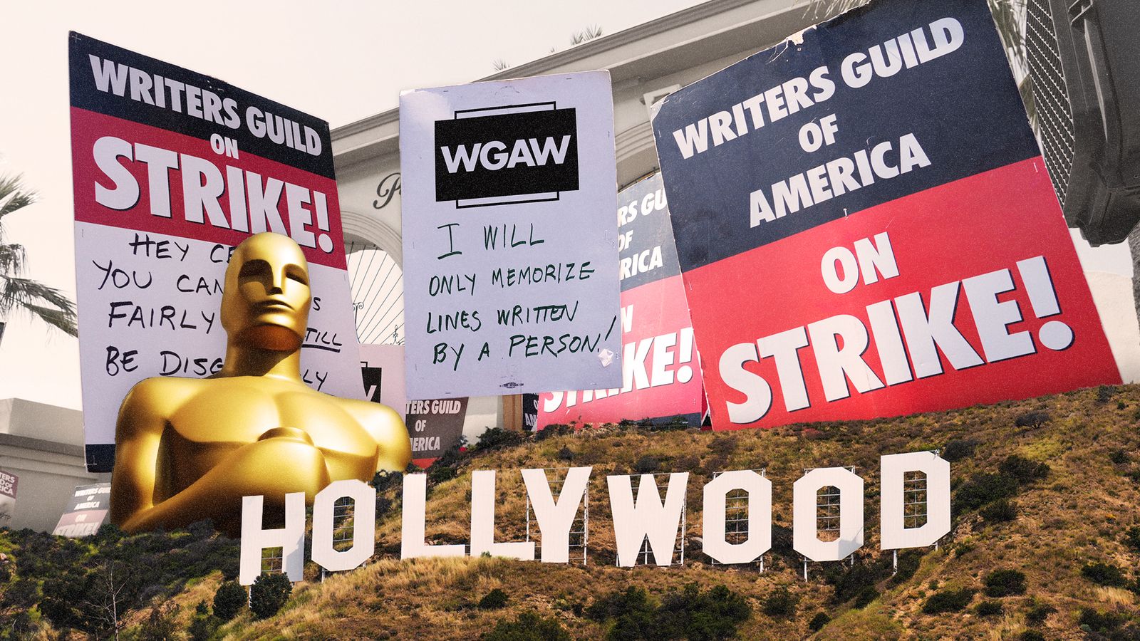 Proteste Hollywood Sursa foto Sky News