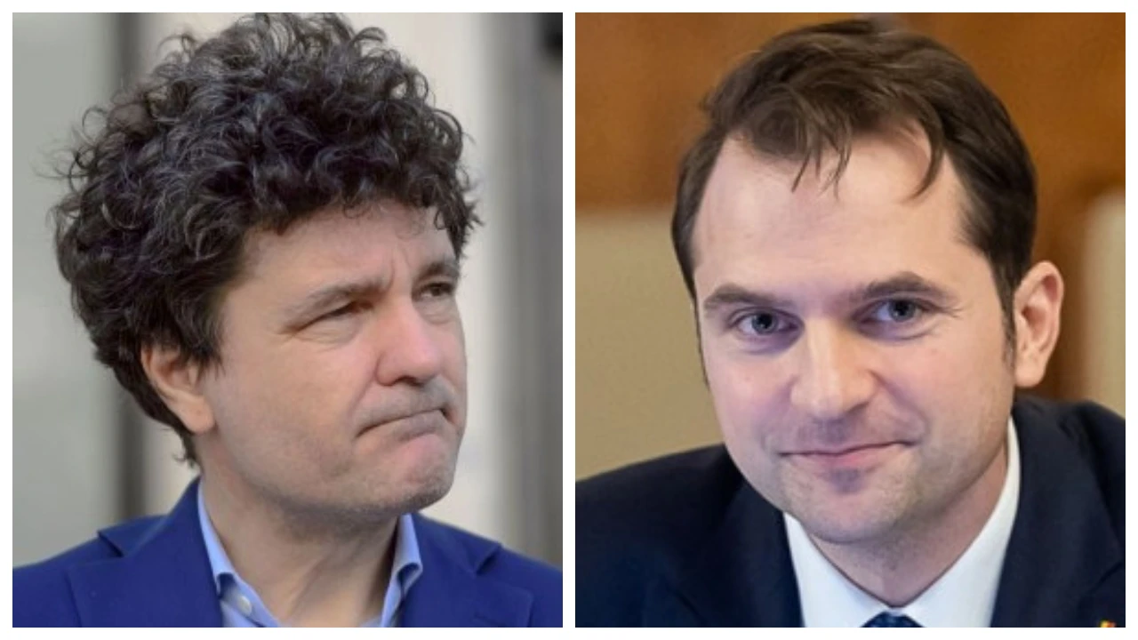 Nicusor Dan și Sebastian Burduja Sursa foto Romania TV