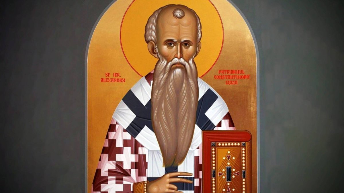 Sfântul Alexandru al Constantinopolului, sursa foto ziarul lumina