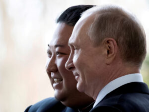 Kim Jong-un și Vladimir Putin Sursa foto Reuters