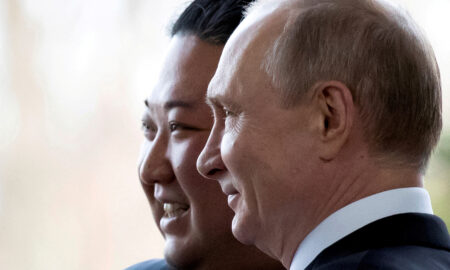 Kim Jong-un și Vladimir Putin Sursa foto Reuters