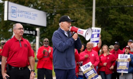 Joe Biden, moment istoric. Primul președinte SUA care se alătură unui protest