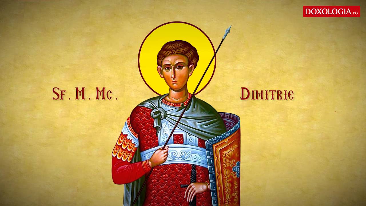 Calendar ortodox, 26 octombrie: Sfântul Mare Mucenic Dimitrie