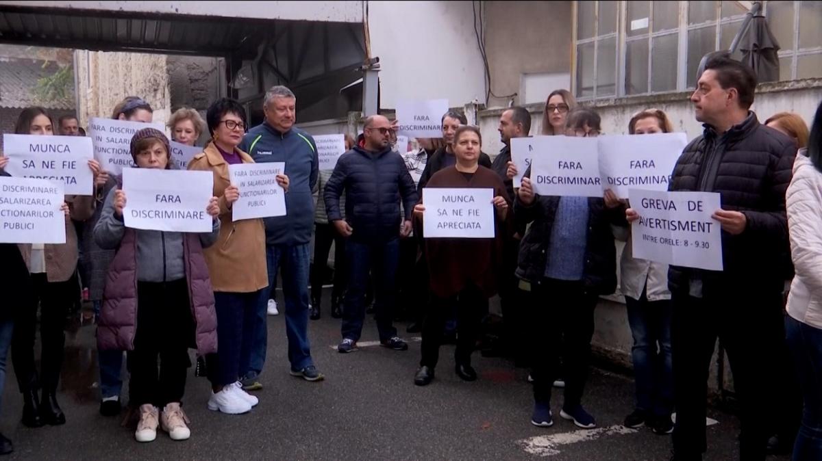 Angajații CNP protestează, sursa foto Observator