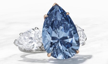 Cel mai mare diamant albastru, scos la licitație. Care este prețul de vânzare